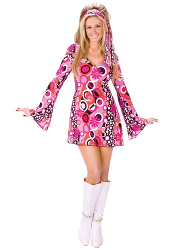 unknown Feelin Groovy Disco Dress