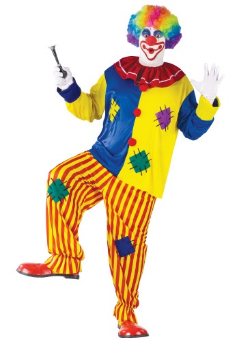 Plus Size Big Top Clown Costume -image