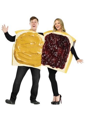 Adult Peanut Butter and Jelly Costume -image
