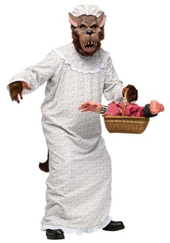 Big Bad Granny Wolf Costume -image