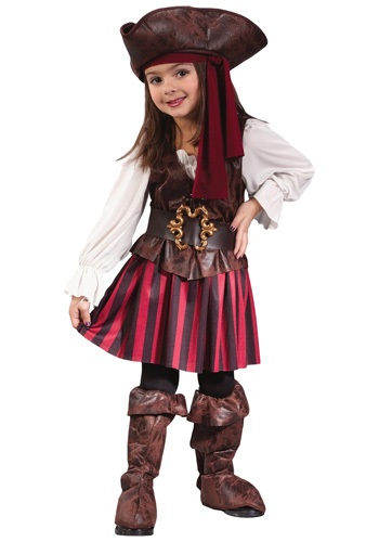 Caribbean Toddler Pirate Girl Costume By: Fun World for the 2022 Costume season.
