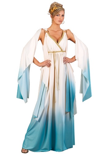 Women's Greek Goddess Costume By: Fun World for the 2022 Costume season.