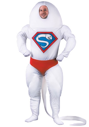 Adult Super Sperm Costume By: Fun World for the 2022 Costume season.