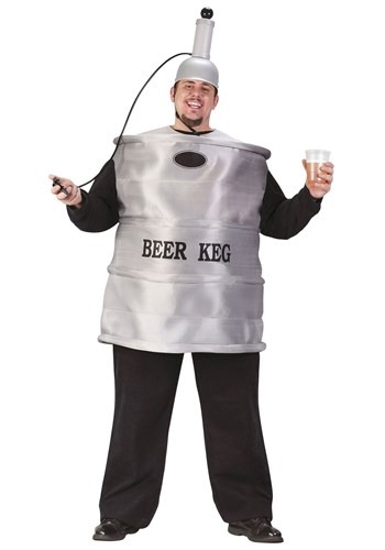 Plus Size Beer Keg Costume -image