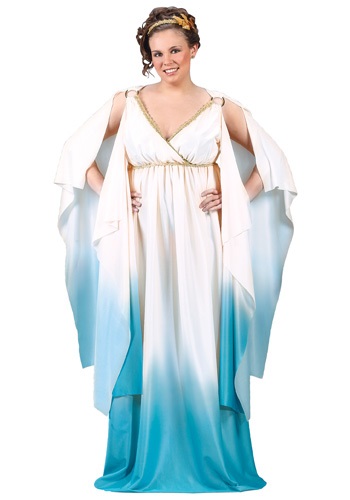 Plus Size Greek Goddess Costume By: Fun World for the 2022 Costume season.