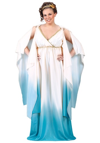 Plus Size Greek Goddess Costume -image