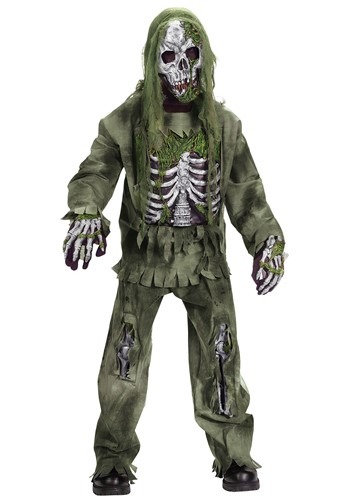 Kids Skeleton Zombie Costume By: Fun World for the 2022 Costume season.