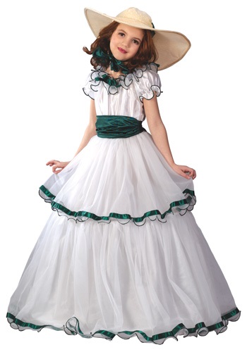 Southern Belle Kids Costume -image