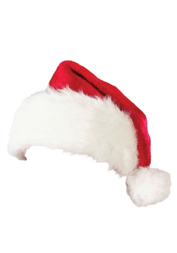 Deluxe Plush Santa Hat -image