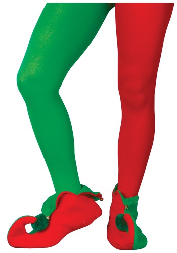 Red and Green Elf Tights -image