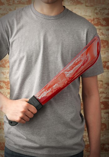 Bleeding Machete Knife By: Fun World for the 2022 Costume season.