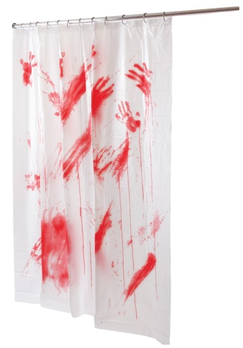 unknown Bloody Shower Curtain
