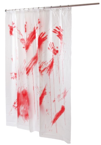 Bloody Shower Curtain -image