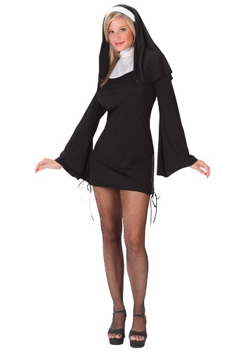 Naughty Nun Costume -image