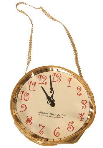 Gold Alice Clock Purse -image