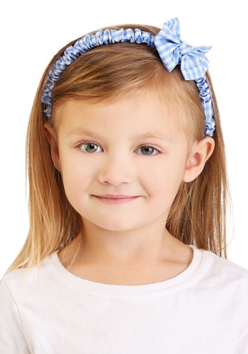 Gingham Bow Headband -image