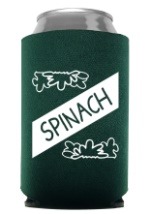 Spinach Can Koozie