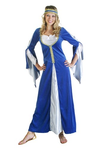 Blue Regal Princess Renaissance Costume -image
