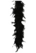 Black 80 Gram Feather Boa
