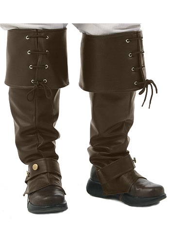 Deluxe Brown Boot Tops By: Fun Costumes for the 2022 Costume season.