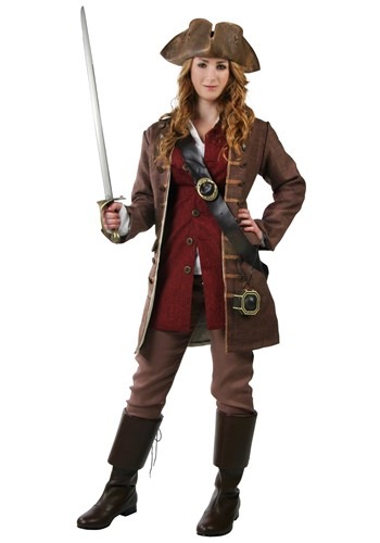 Womens Authentic Caribbean Pirate Costume -image