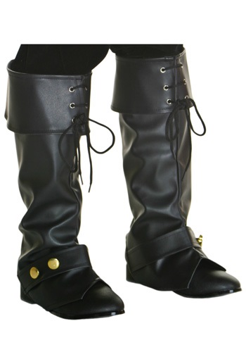 Child Deluxe Pirate Boot Tops -image