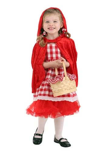 Toddler Red Riding Hood Tutu Costume By: Linna Textiles and Manufacturing for the 2022 Costume season.