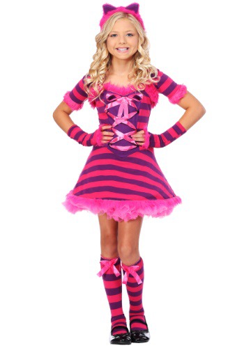 Child Sassy Wonderland Cat Costume -image