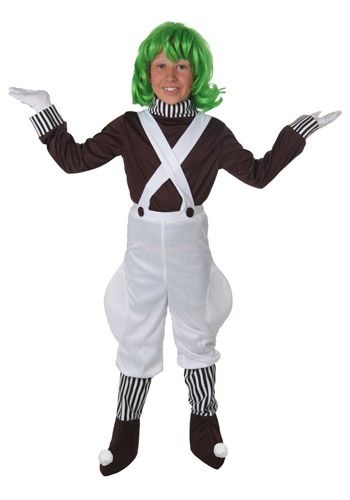 Kids Chocolate Factory Worker Costume -image