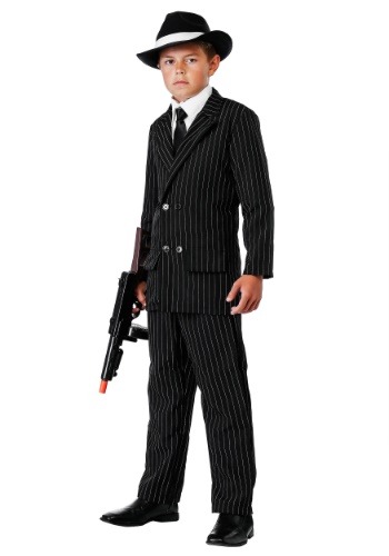 Kids Deluxe Gangster Suit By: Fun Costumes for the 2022 Costume season.