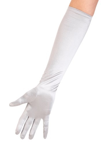 Silver Costume Gloves -image