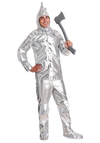 Men's Plus Size Tin Woodsman Costume -image