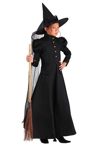 Deluxe Child Witch Costume -image