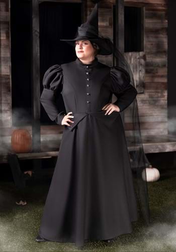 Womens Plus Size Witch Costume -image