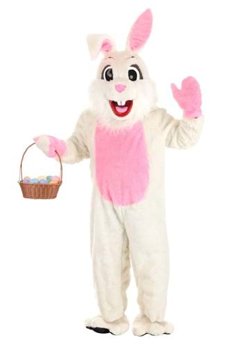 Easter Bunny Mascot Costume -image