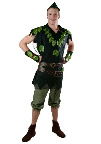 Adult Deluxe Peter Pan Costume -image