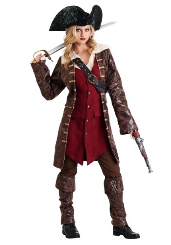 Womens Caribbean Pirate Costume -image