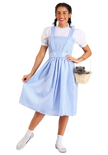 Adult Kansas Girl Costume Dress -image