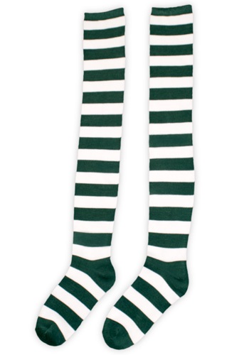 unknown Green and White Munchkin Socks