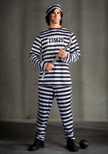 Plus Size Mens Prisoner Costume By: Fun Costumes for the 2022 Costume season.