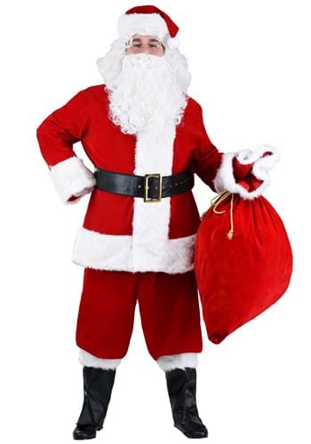 Plus Size Premiere Santa Suit By: Fun Costumes for the 2022 Costume season.