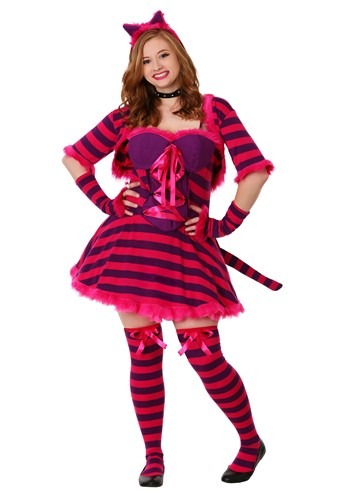 Plus Size Sexy Wonderland Cat Costume -image