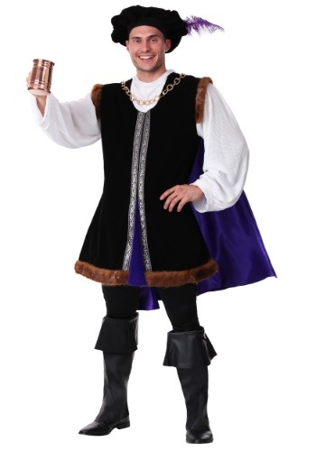 Plus Size Noble Renaissance Man Costume By: Fun Costumes for the 2022 Costume season.