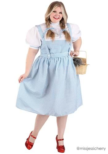 Adult Plus Size Kansas Girl Costume -image