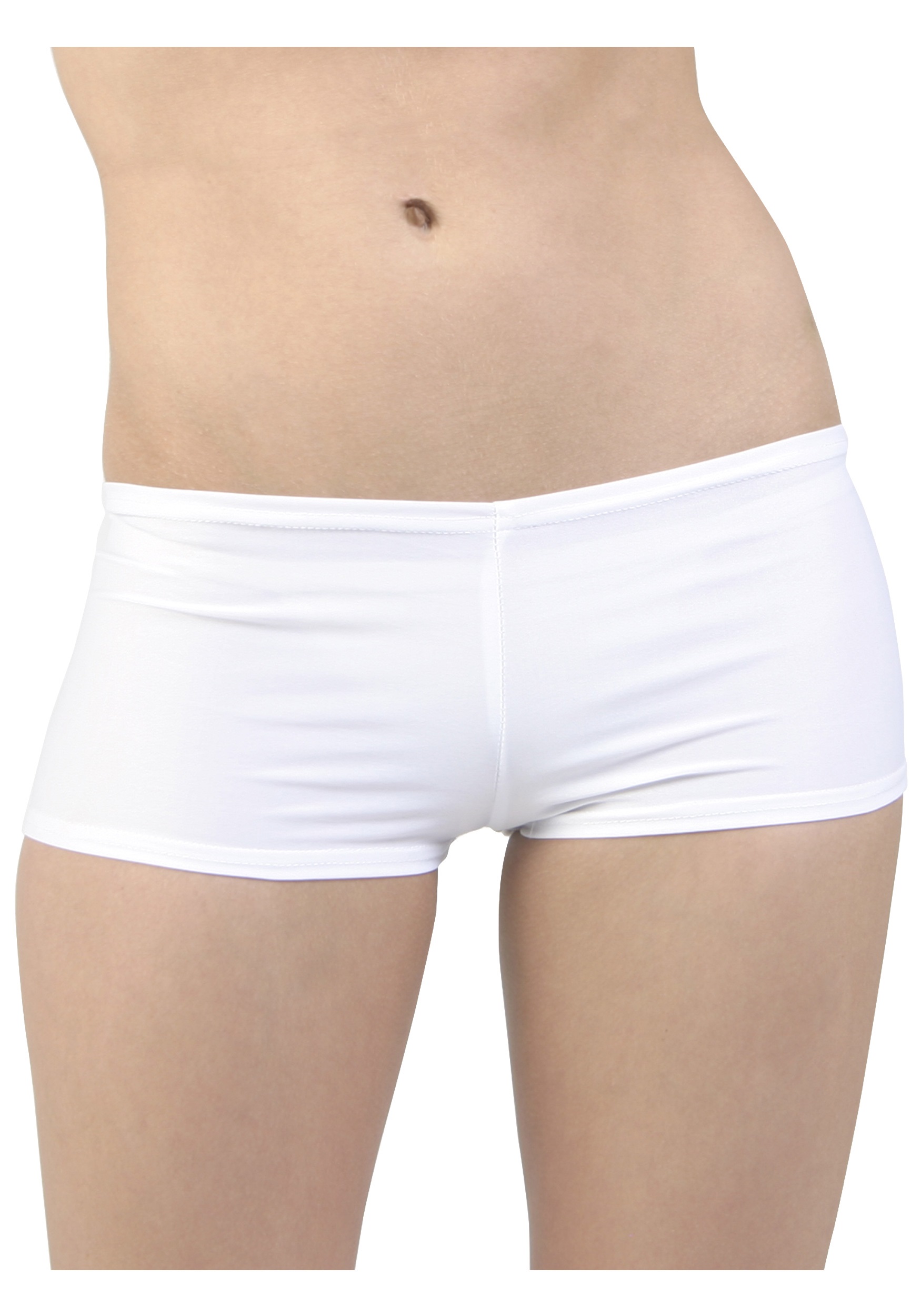 Sexy White Lycra Hot Pants Ebay 
