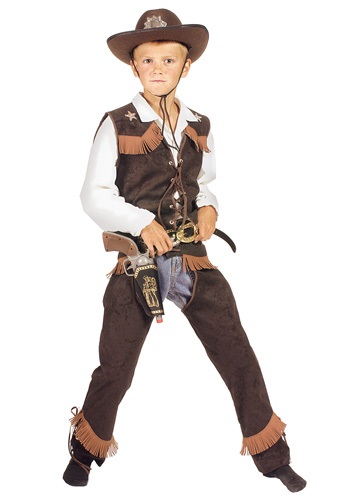 Kids Rawhide Cowboy Costume By: Funny Fashions for the 2022 Costume season.