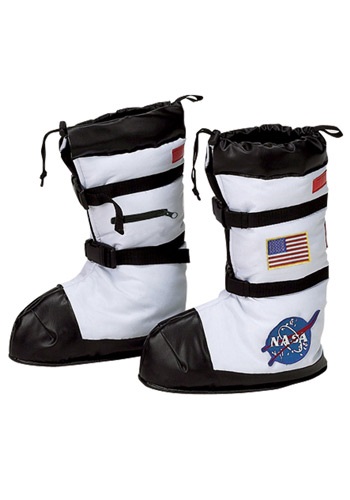 Kids White Astronaut Boots By: Get Real Gear for the 2022 Costume season.