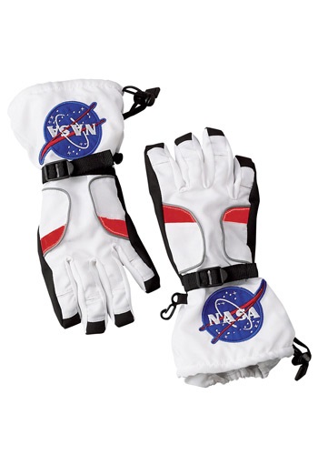 Kids White Astronaut Gloves By: Get Real Gear for the 2022 Costume season.