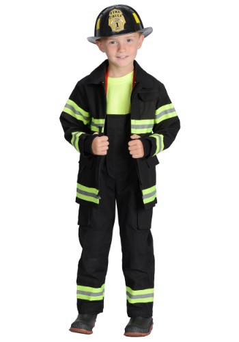 Boys Black Fireman Costume By: Get Real Gear for the 2022 Costume season.