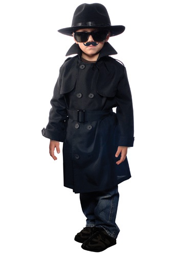 unknown Child Secret Agent Costume